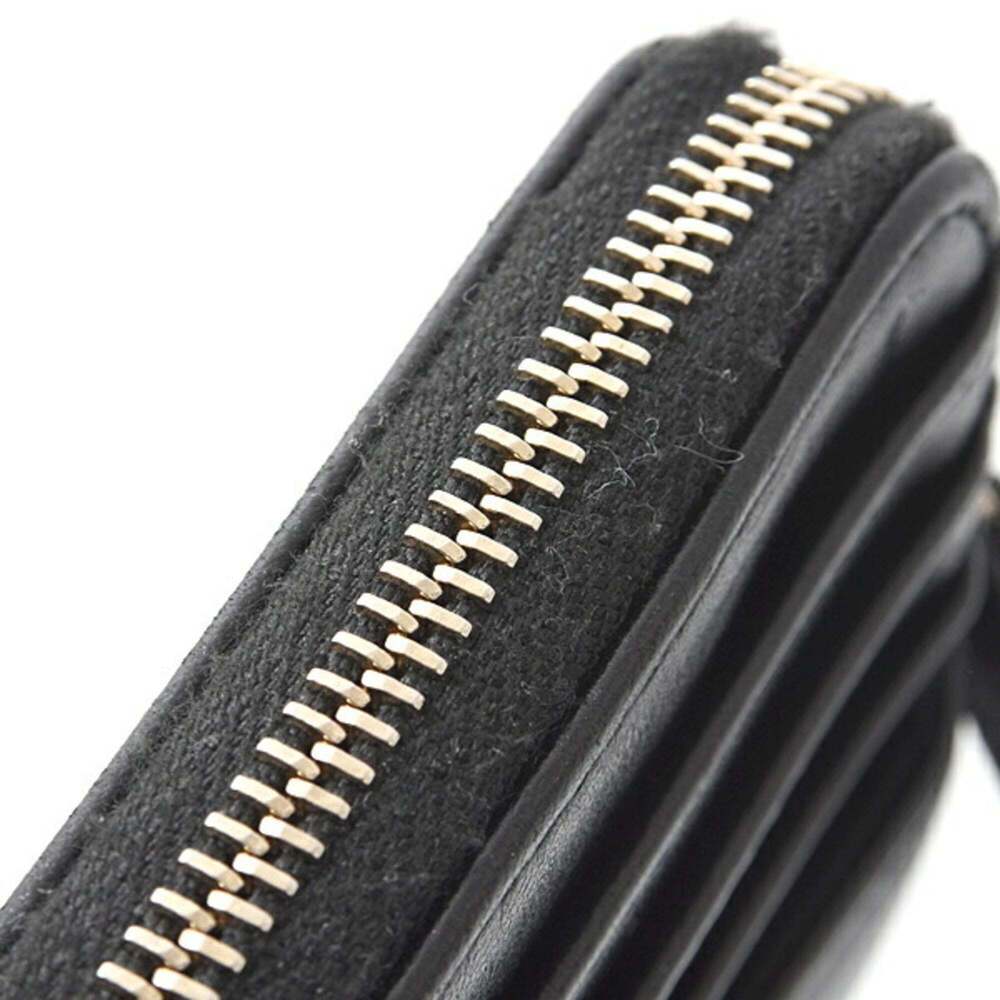 CHANEL Black Lambskin Leather Wallet - Picture 5 of 10